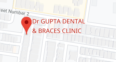 Dr Guptas Dental and Braces Clinic store location map