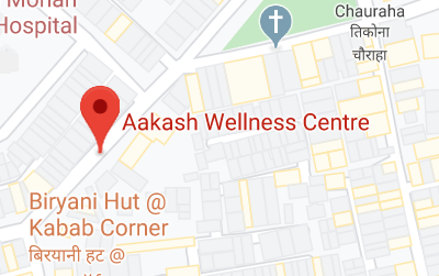 Aakash Wellness Centre store location map