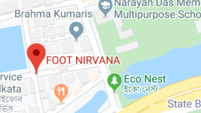 Foot Nirvana store location map