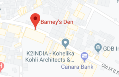 Barneys Den store location map