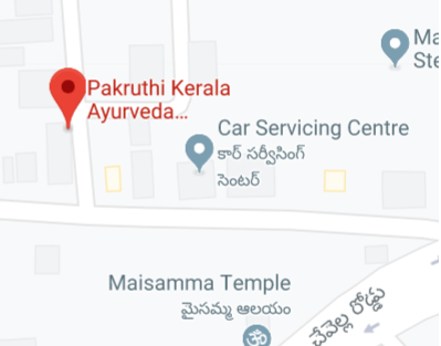 Pakruthi Ayurveda store location map
