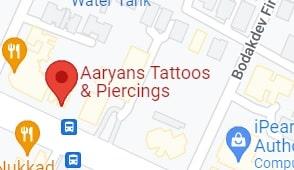 Aaryans Tattoos and Body Piercing store location map