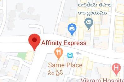 Affinity Express store location map