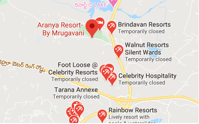 Aranya Resort store location map