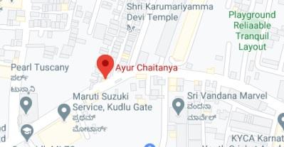 Ayur Chaitanya store location map