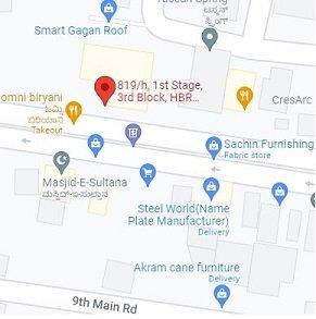 Cheveuderm store location map