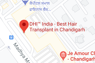 DHI Hair Transplant Clinics store location map