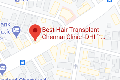 DHI Hair Transplant Clinics store location map