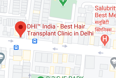 DHI Hair Transplant Clinics store location map
