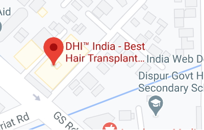 DHI Hair Transplant Clinics store location map