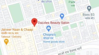 Dazzles Beauty Salon store location map