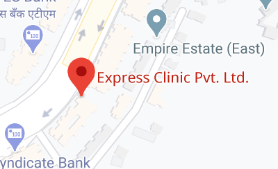 Express Clinics store location map