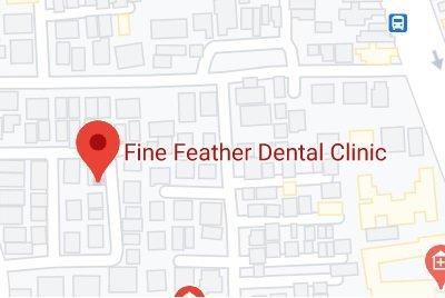 Fine Feather Dental store location map