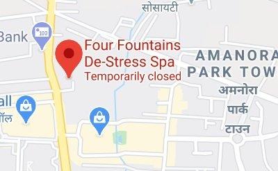 Four Fountains De-stress Spa store location map