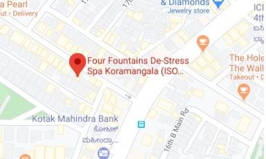 Four Fountains De-stress Spa store location map