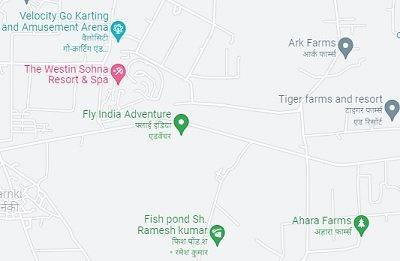 Gurgaon Fly Club store location map