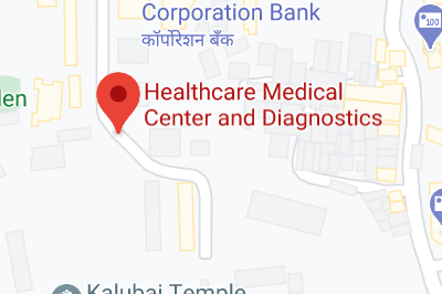 Healthcare Medical Centre and Diagnostics store location map