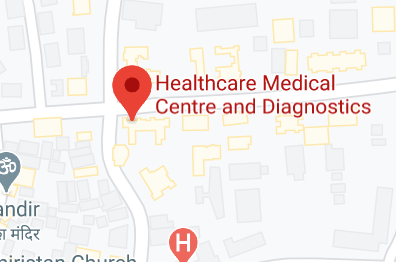 Healthcare Medical Centre and Diagnostics store location map