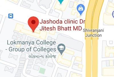 Jashoda Clinic store location map