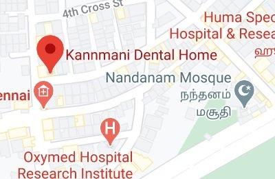 Kannmani Dental Home store location map