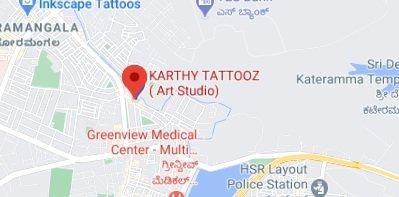 Karthy Tattooz store location map