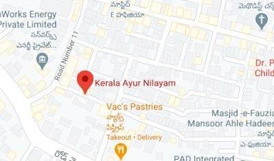 Kerala Ayur Nilayam store location map