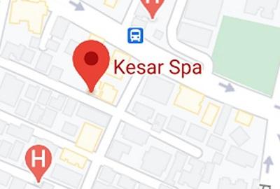 Kesar Spa store location map