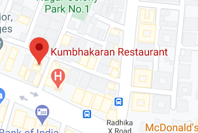 Kumbhakaran Restaurant store location map