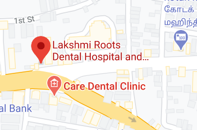 Lakshmi Roots Dental Hospital and Implant Centre store location map