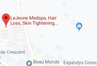 Lejeune Medspa store location map