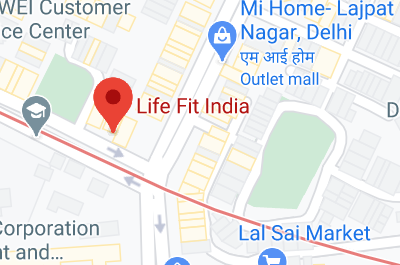 Life Fit India store location map