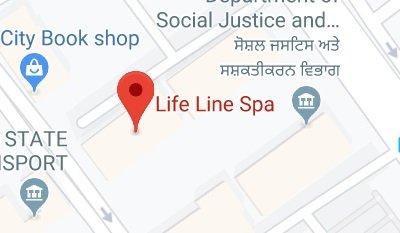 Life Line Spa store location map