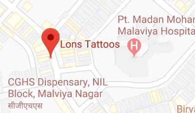 Lons Tattoos store location map