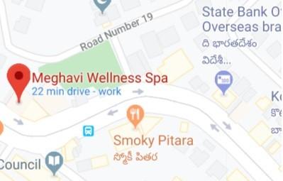 Meghavi Wellness Spa store location map