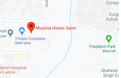Musona Salon store location map
