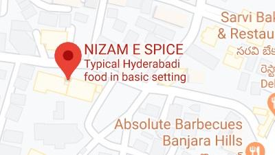 Nizam E Spice store location map