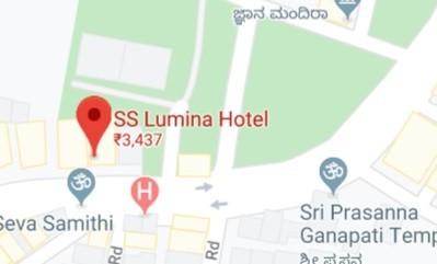 Saaras Grill n Spice at SS Lumina Hotel store location map
