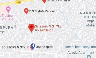 Scissors N Style Unisex Salon store location map