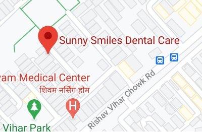 Sunny Smiles Dental Care store location map