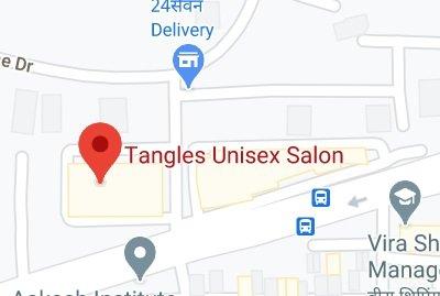 Tangles Salon store location map