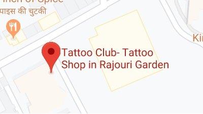Tattoo Club store location map