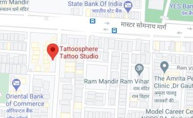 Tattoosphere store location map