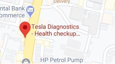 Tesla Diagnostics store location map