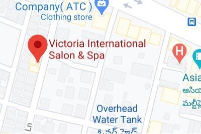 Victoria International Salon and Spa store location map