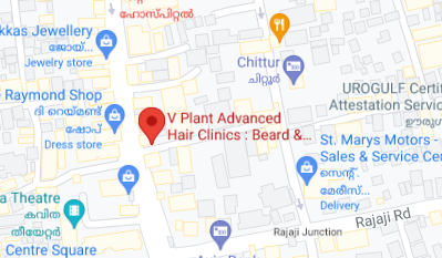Vplant Hair Clinic store location map