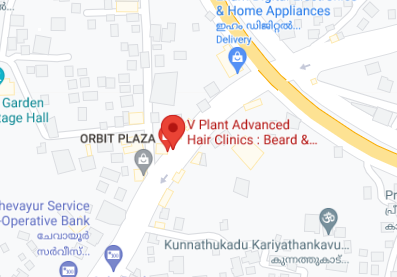 Vplant Hair Clinic store location map