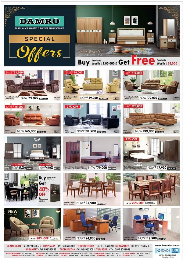 Damro Kochi Furniture Stores Sale Offers Discounts Numbers Shops