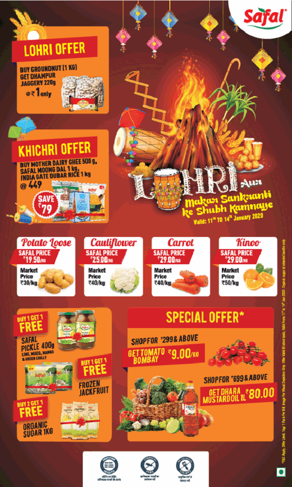 Safal Chandigarh Grocery Stores Sales Offers Numbers Discounts 2020