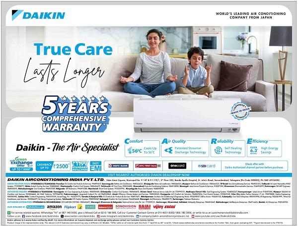Daikin offers India