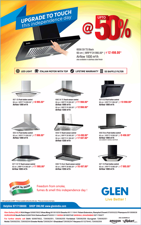 Glen Delhi Kitchen Appliances Stores Sales Offers Numbers Discounts 2021